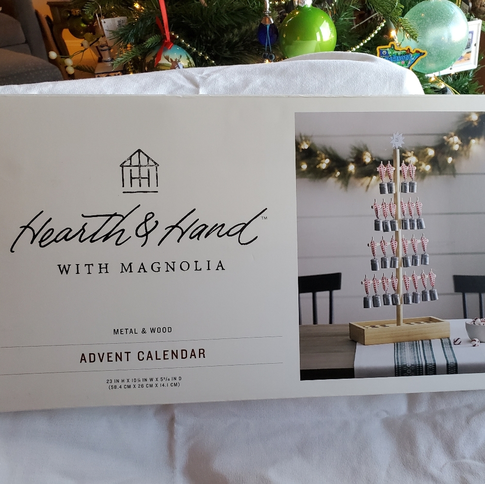 NIB Magnolia Hearth & Hand Advent Calendar